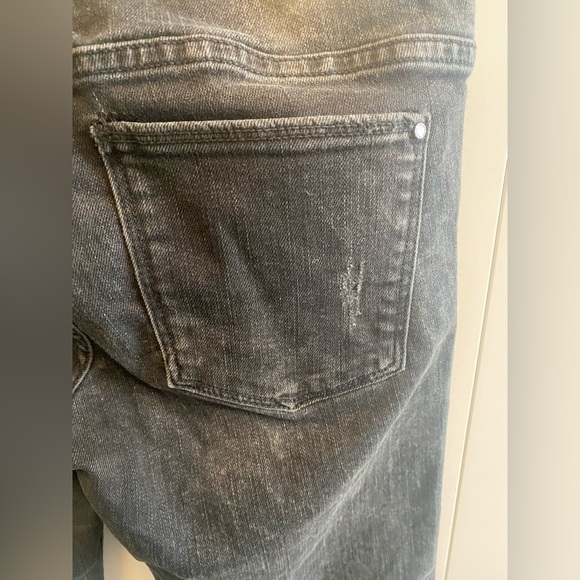 Zara High Rise Distressed Premium Denim - Picture 5 of 10